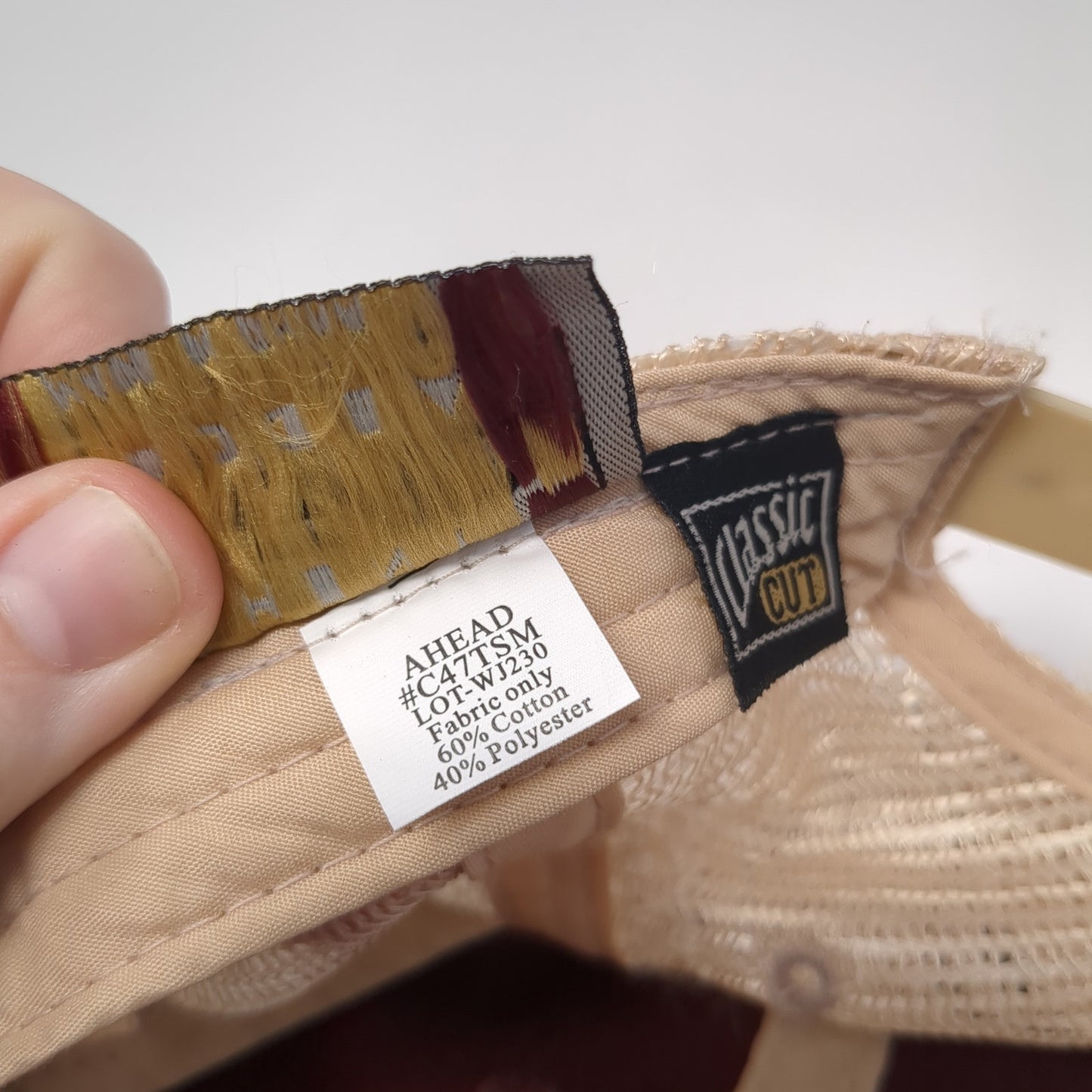 Whitetail Snapback Mesh Back Trucker Hat Red One Size Colorblock Ahead