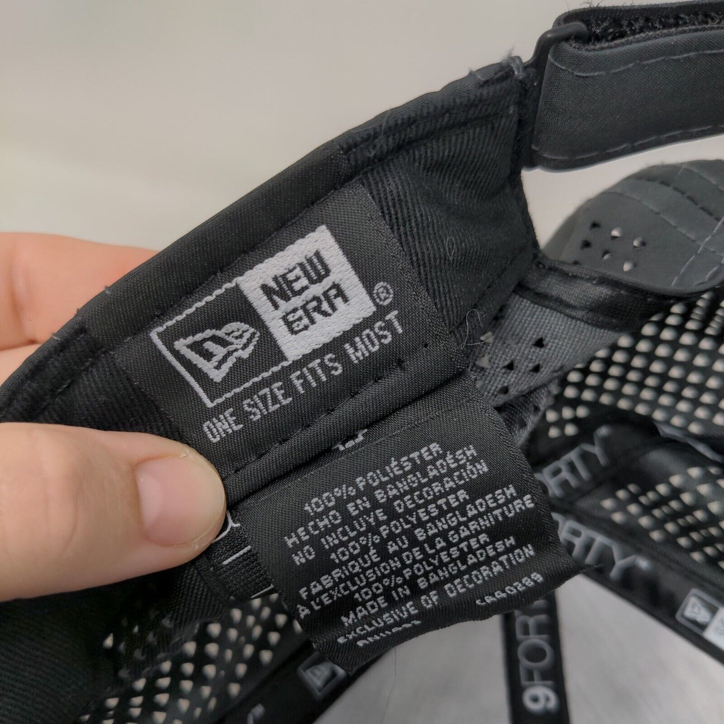 Valencia Trails Racquet Club Strapback Hat Gray OSFM Laser Cut New Era