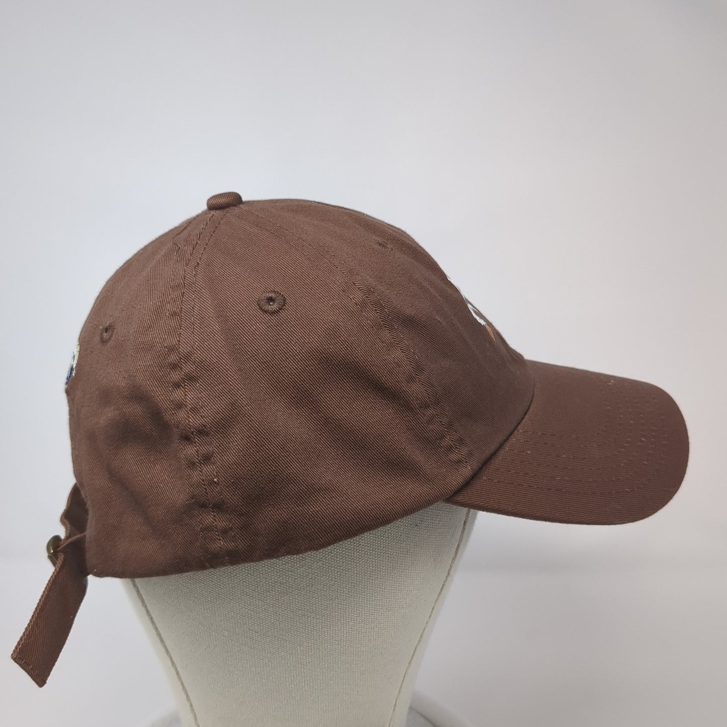 Chobani Flip Slideback Baseball Cap Brown One Size Adjustable 6 Panel Cotton