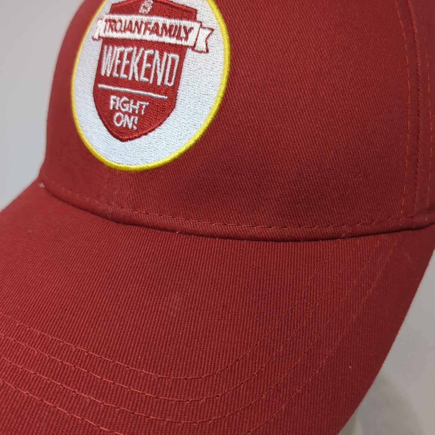 Trojan Family Weekend Baseball Cap Red One Size Adjustable Embroidered USC
