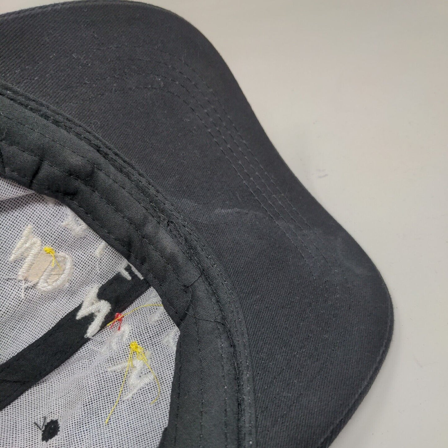 No New Friends Strapback Hat Black OSFA Adjustable Embroidered 6 Panel