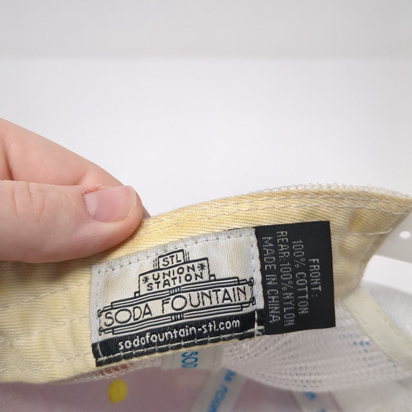 Soda Fountain Snapback Trucker Hat Multicolor OS Adjustable Tie Dye Mesh Back