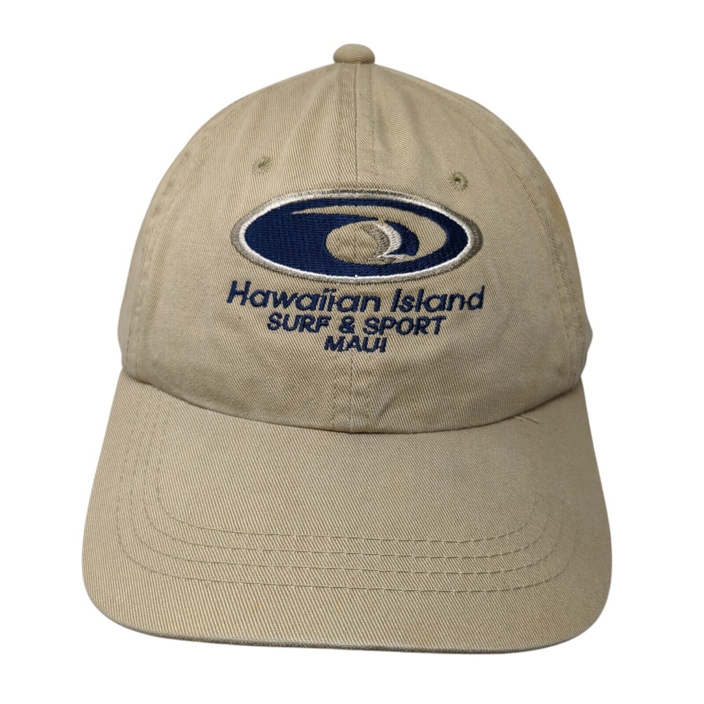 Hawaiian Island Surf & Sport Maui Slideback Hat Tan One Size Adjustable