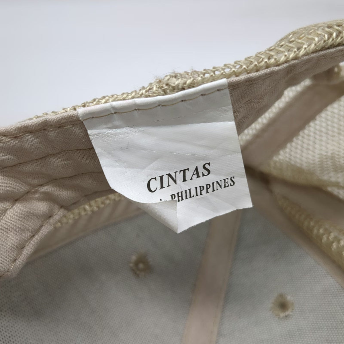 Cintas Baseball Cap Beige OSFM Consolidated Communications Mesh Strapback Hat