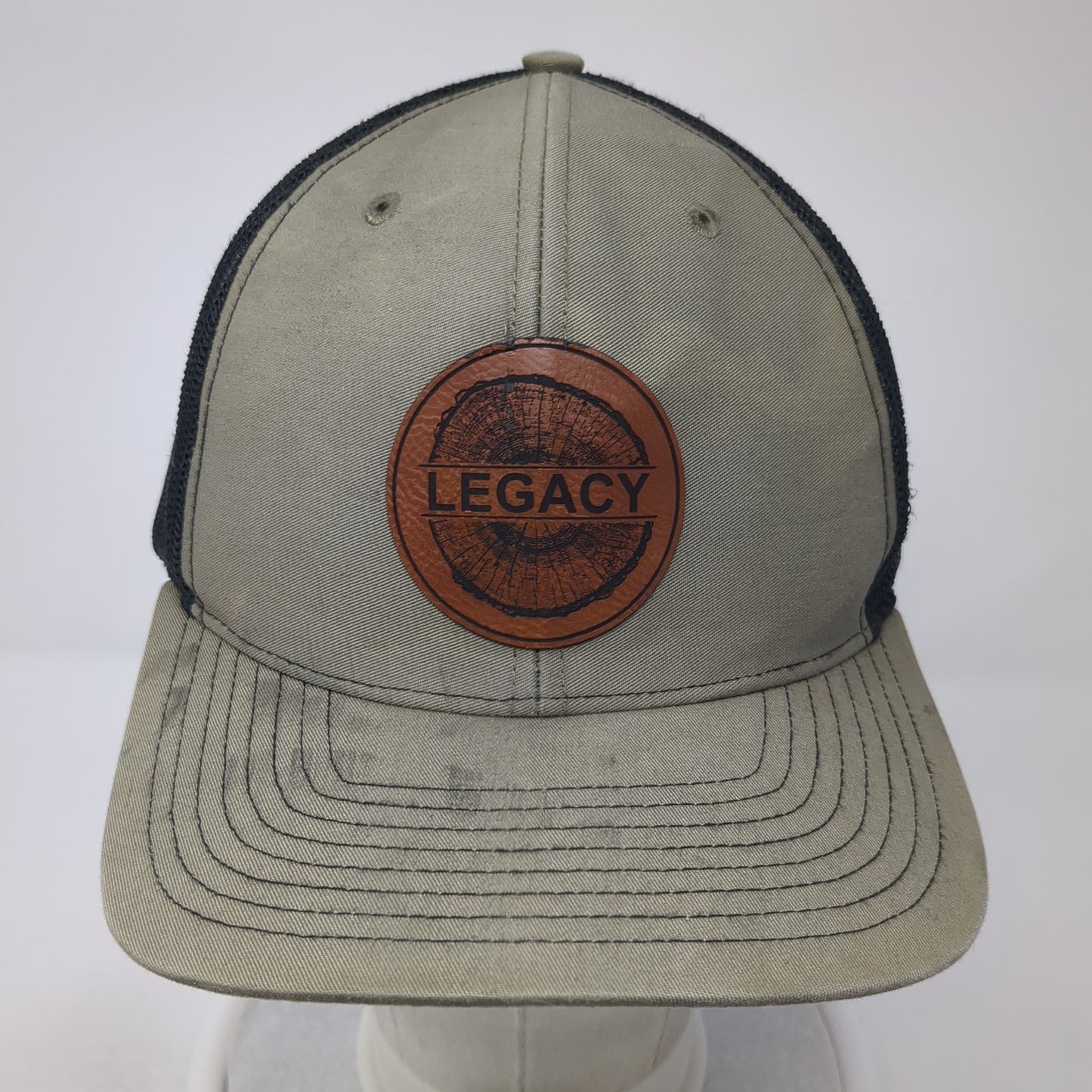 Legacy Snapback Trucker Hat Brown One Size Adjustable Mesh Back Richardson