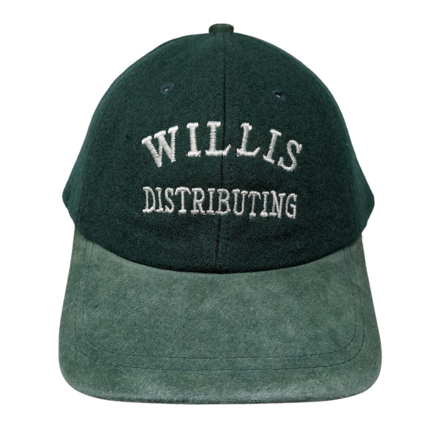 Willis Distributing Slideback Hat Green One Size Adjustable Embroidered Mega Cap