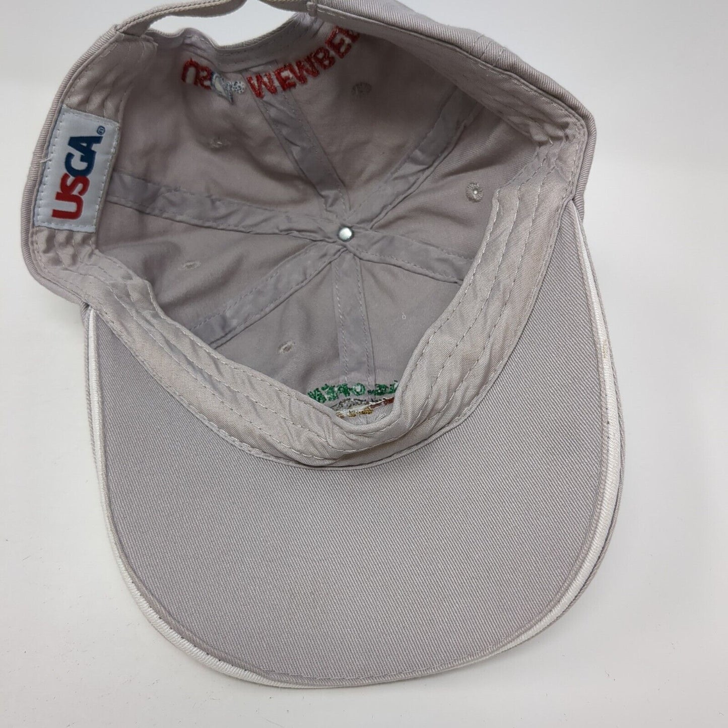 U.S. Open Oakmont 2016 USGA Member Slideback Hat Gray OS Adjustable Embroidered