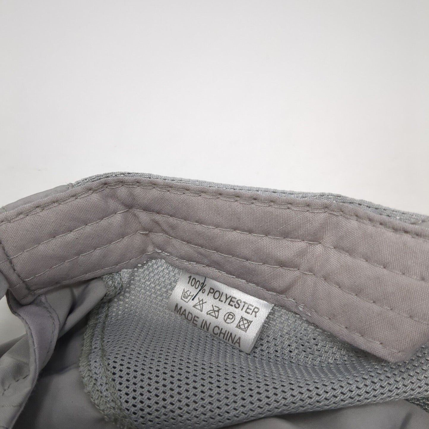 Sports Slideback 5 Panel Hat Gray One Size Adjustable Solid Outdoor