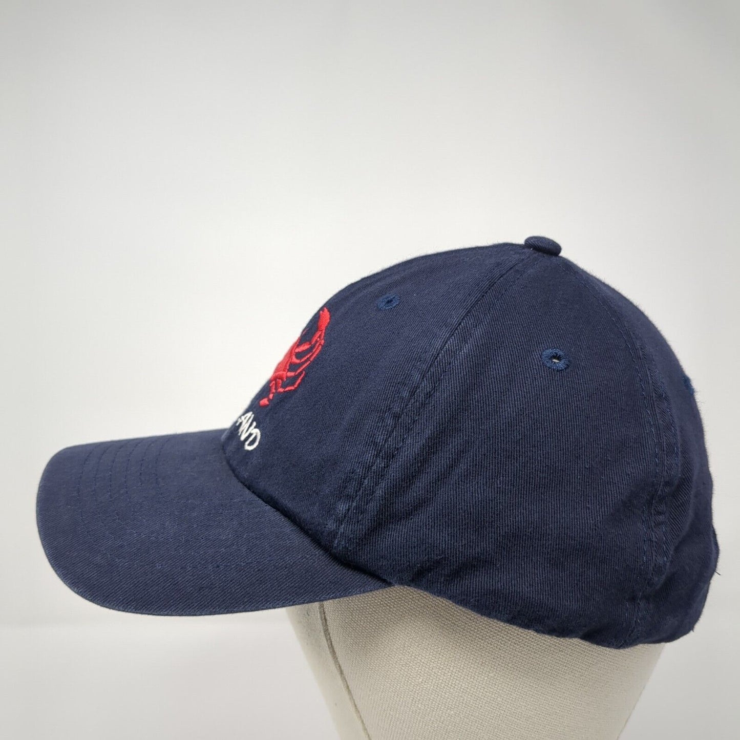Maryland Slideback Hat Blue One Size Adjustable Embroidered 6 Panel Blank