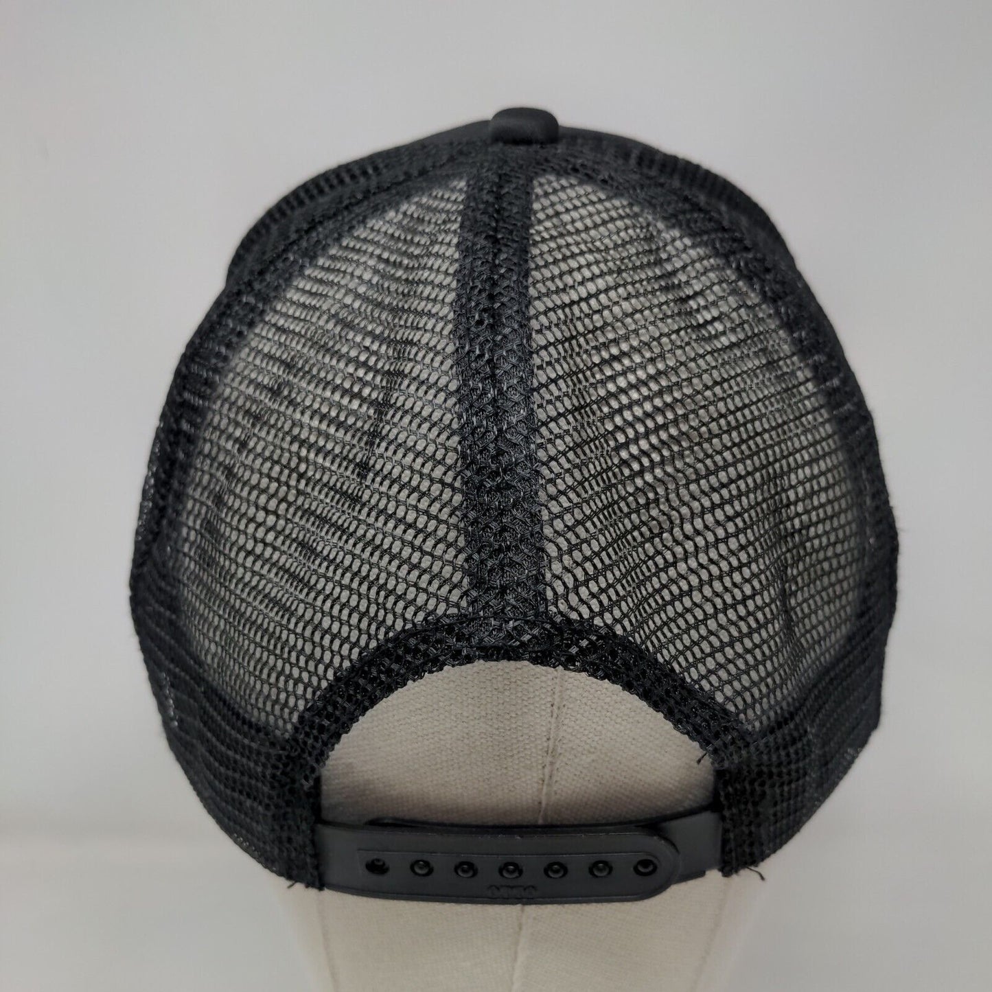 Boneyard Beer Skull and Bones Snapback Mesh Back Trucker Hat Black OSFM Otto