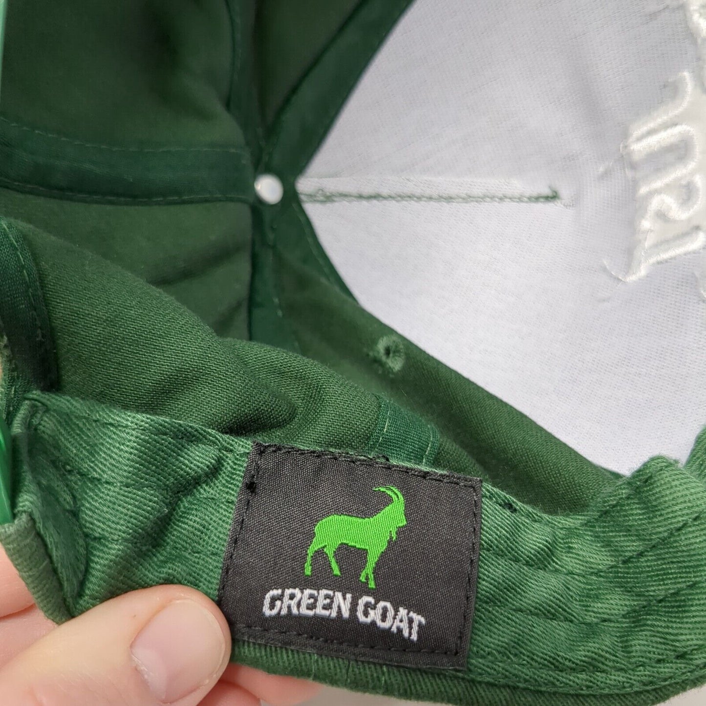 Just Bogey'd Snapback Rope Hat Green One Size Adjustable Green Goat