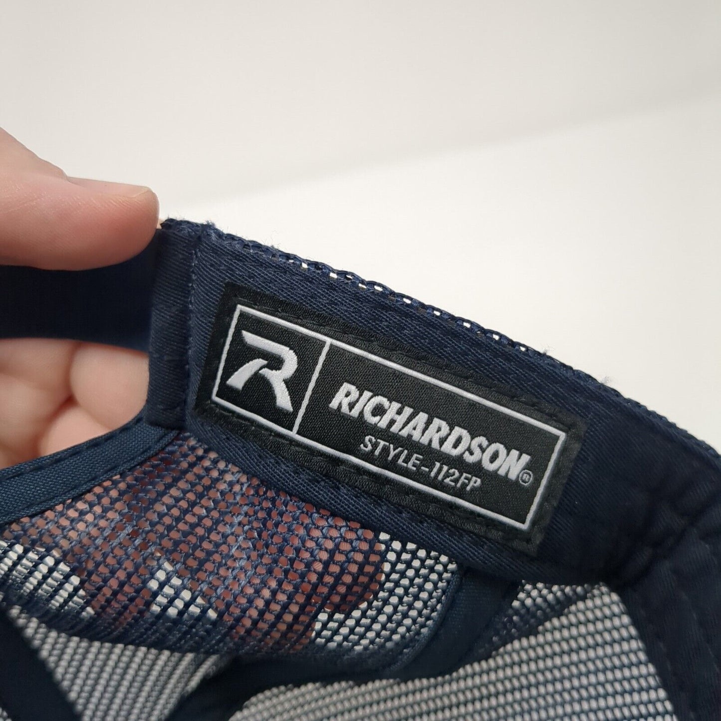 The San Franciscan Roaster Co. Snapback Trucker Hat Blue OS Mesh Back Richardson