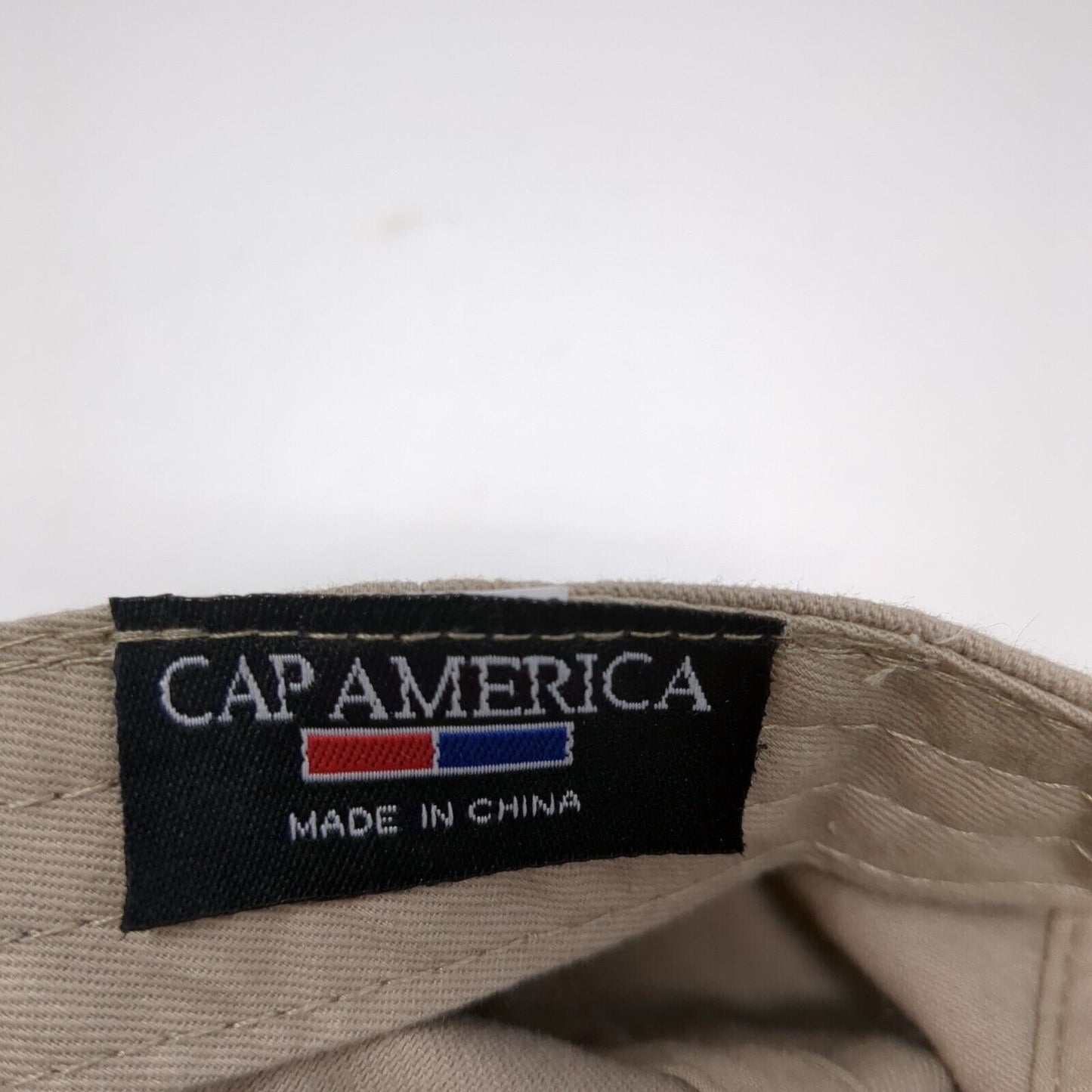 SiriusXM Marine Slideback Hat Tan One Size Embroidered Cap America