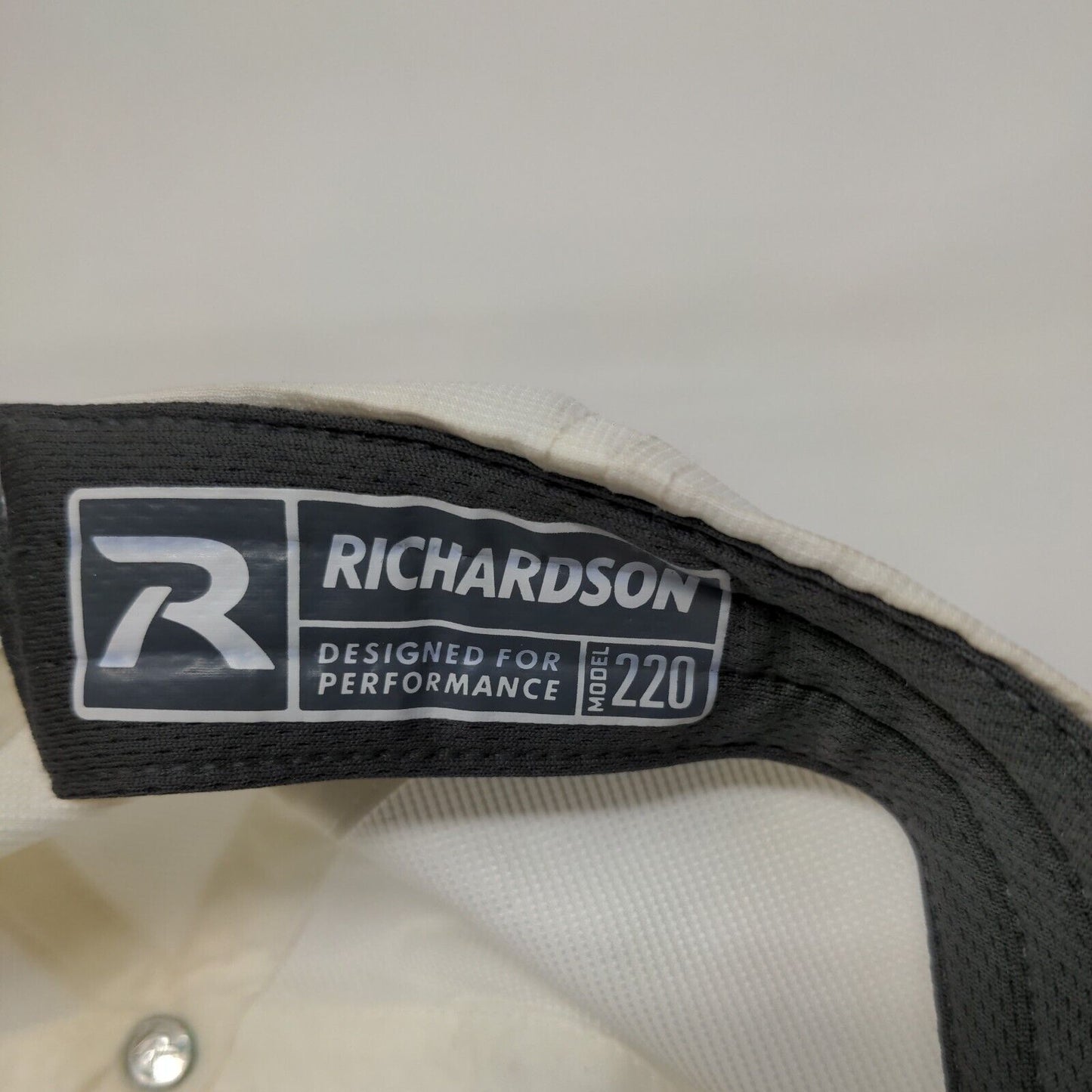 Dorsey-Jones Strapback Hat White One Size Embroidered Richardson