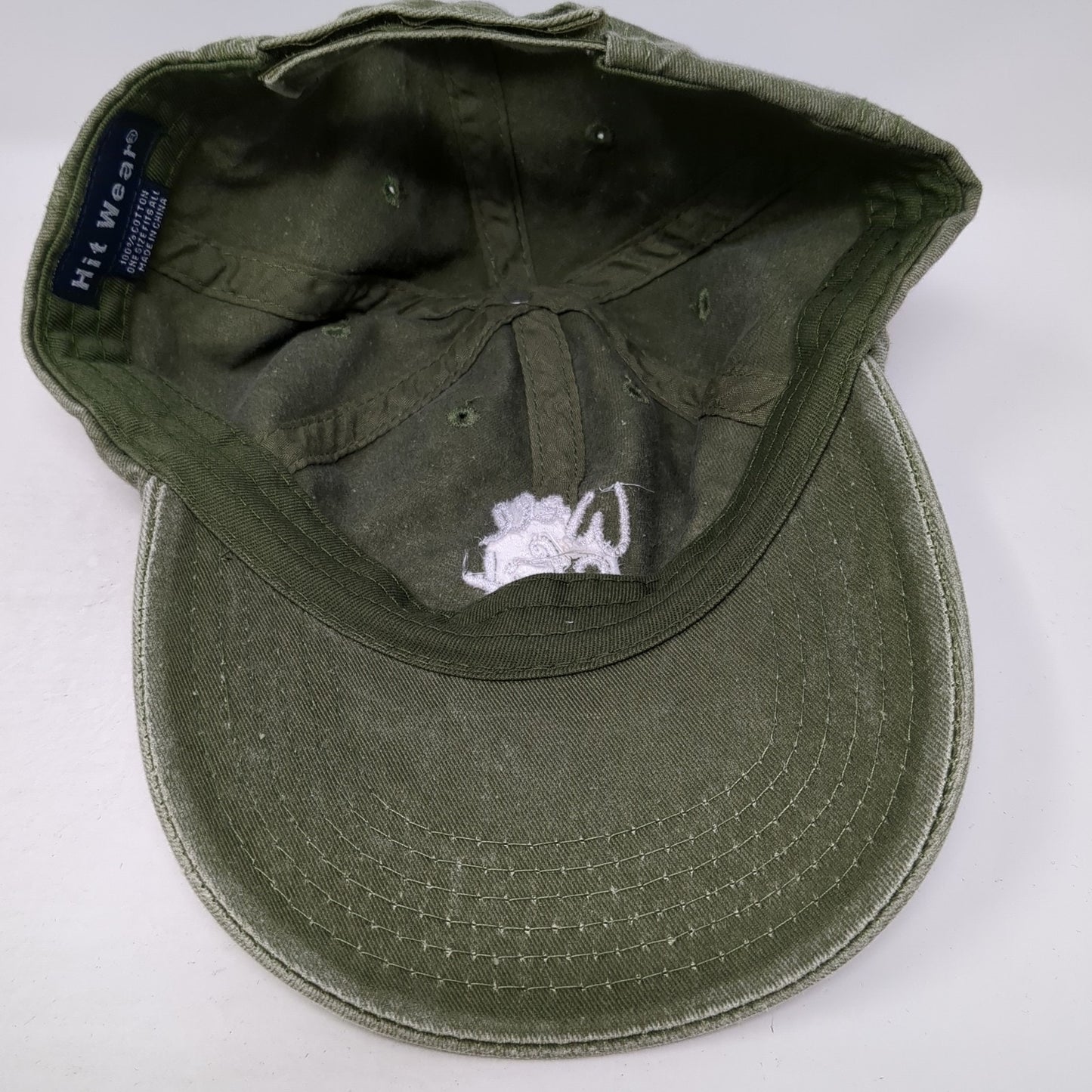 Well S*** Strapback Hat Green One Size Adjustable Embroidered Hit Wear