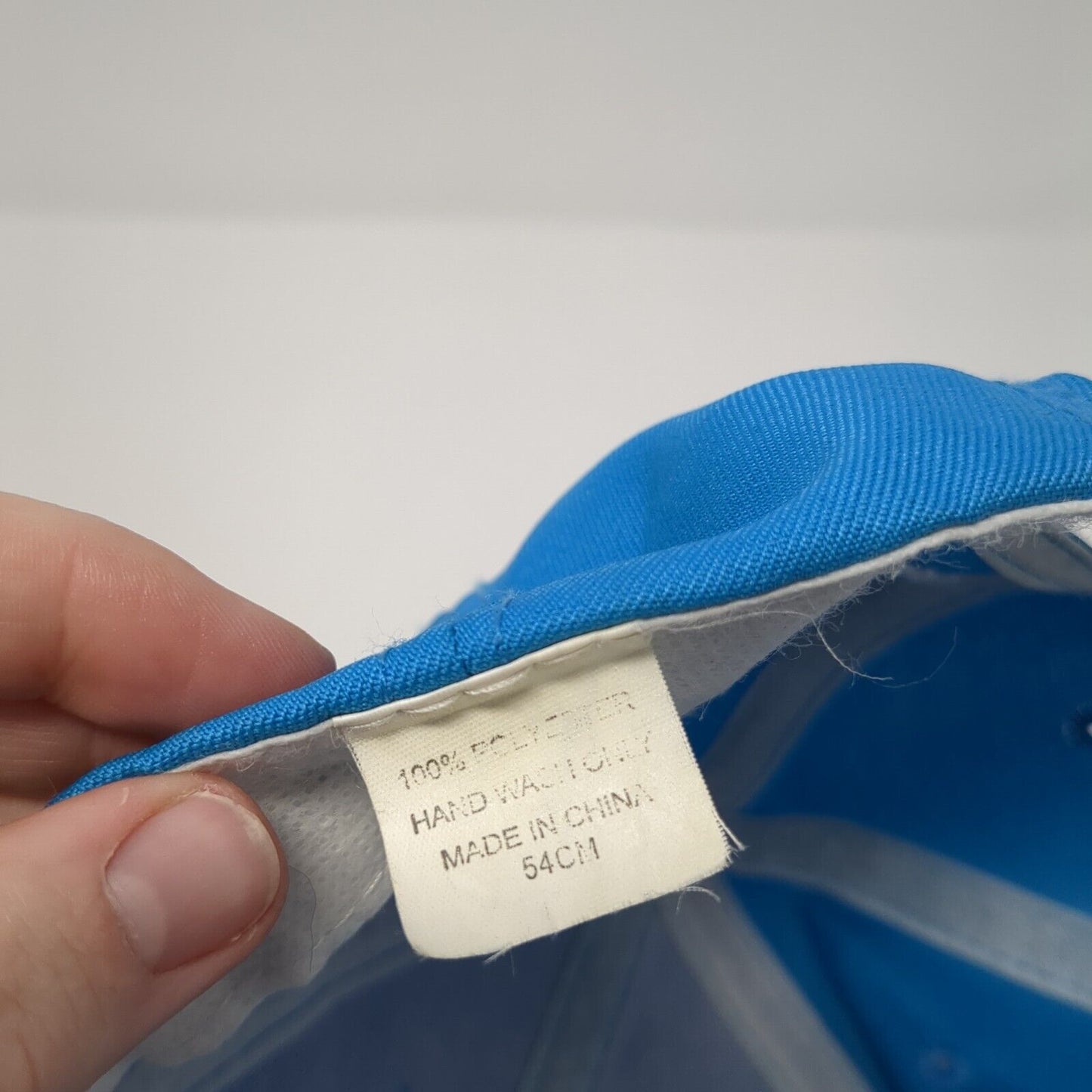 Microsoft Strapback Hat Blue 54cm Adjustable YouthSpark Camper 6 Panel