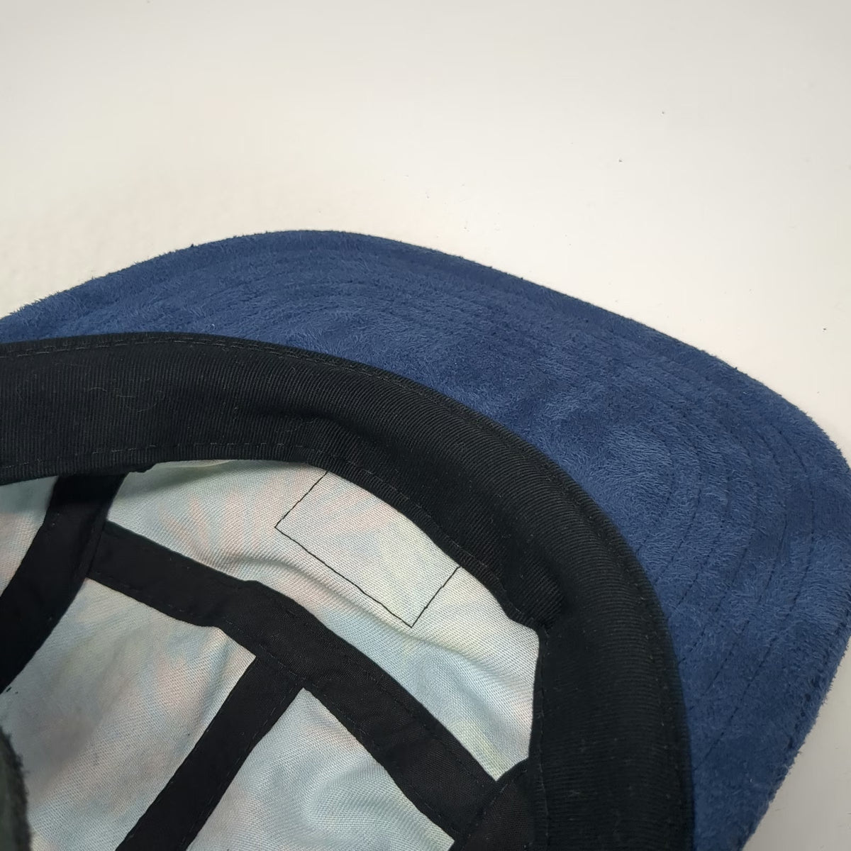 Empyre 5 Panel Hat Blue One Size Tropical Palm Floral Print Slideback Flat Brim