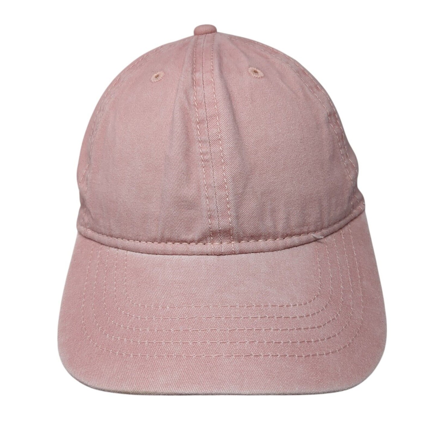 Unbranded Slideback Hat Pink One Size Adjustable Embroidered 6 Panel Blank