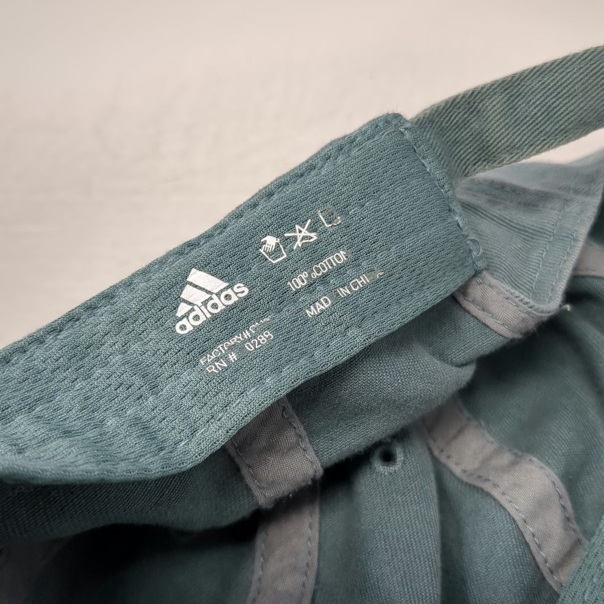 Adidas Baseball Cap Blue OSFM Slideback 100% Cotton Embroidered Logo Strap hat