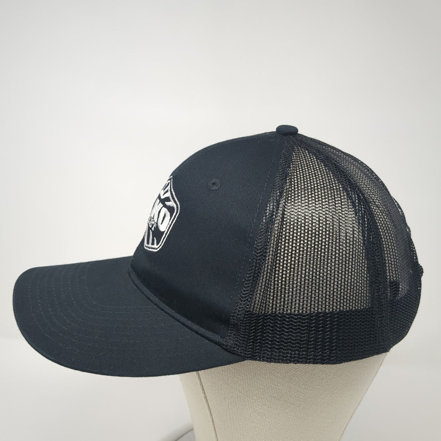 Bako Sweet Snapback Trucker Hat Black One Size Mesh Back Port Authority