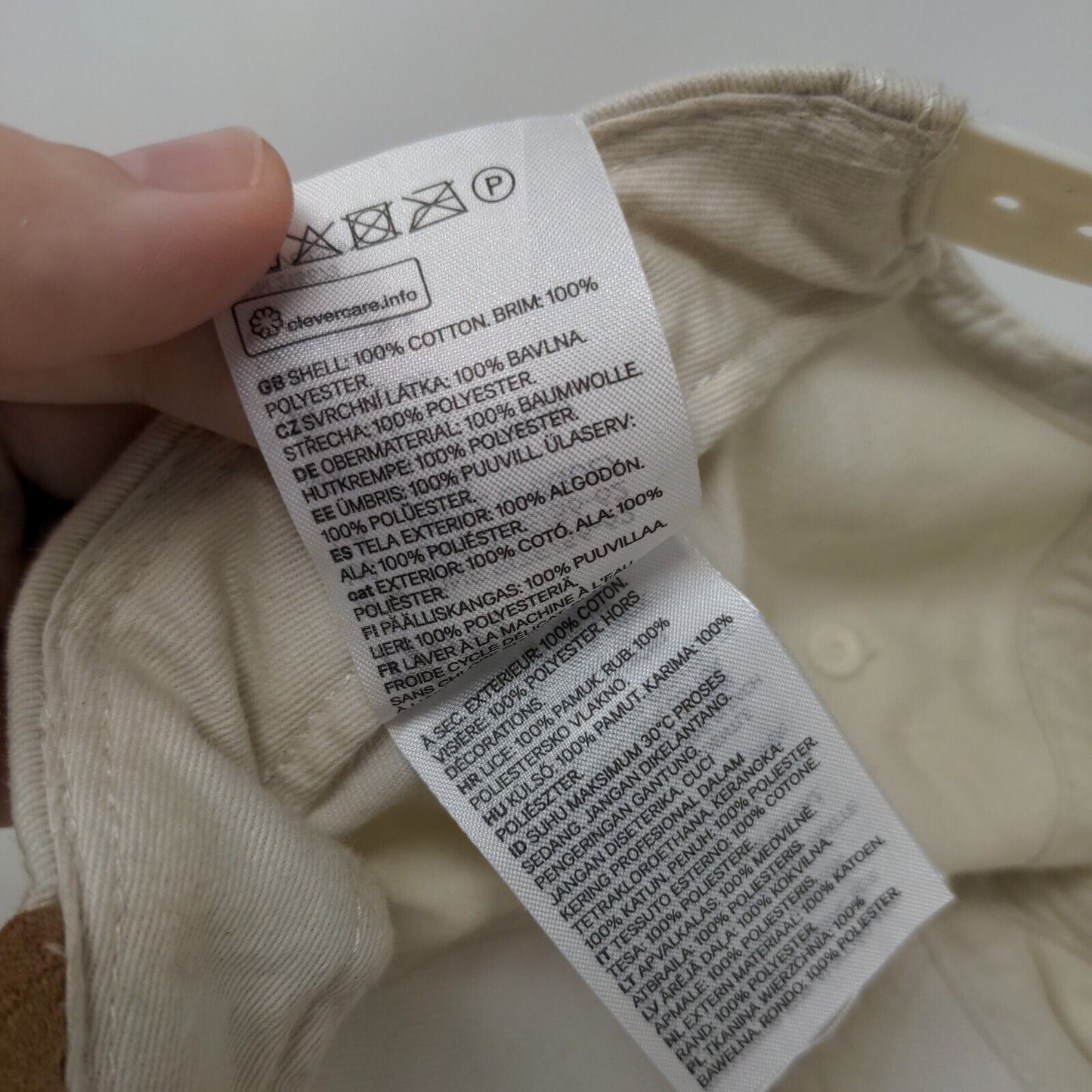 Never Ending Cities Snapback Hat Cream One Size Adjustable Colorblock