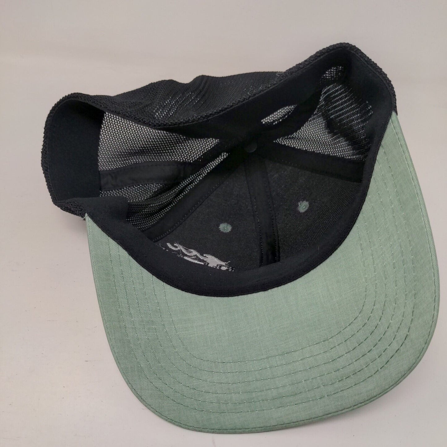 Bear Lake Fitted Trucker Hat Multicolor S/M Breathable Mesh Back 6 Panel Legacy