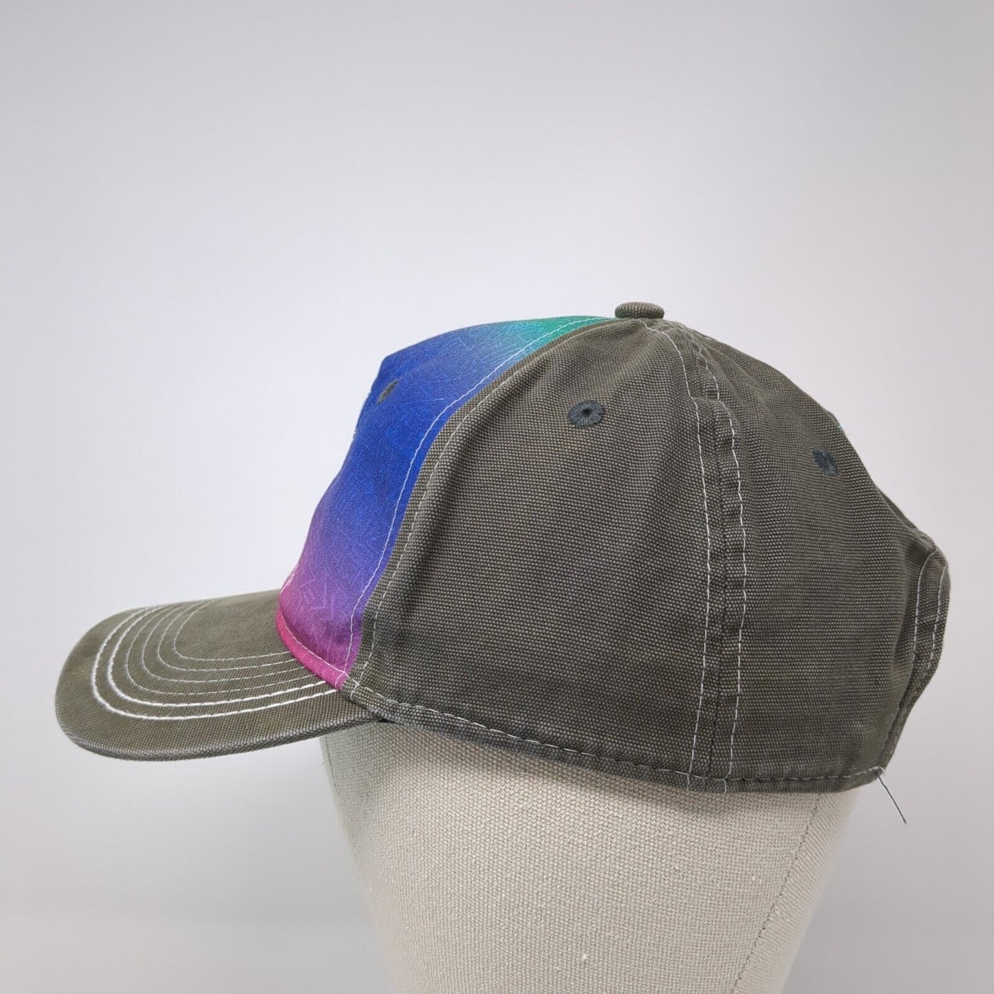 Bass Pro Shops Snapback Hat Multi One Size Gone Fishing Embroidered