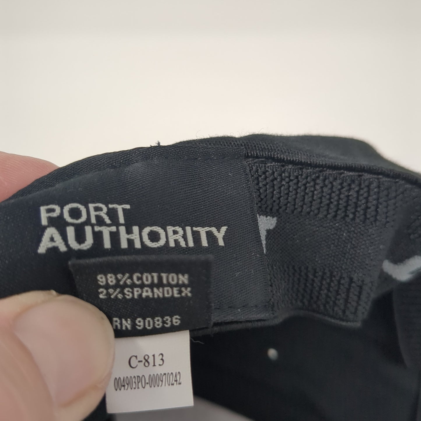 Prairie Band Sports Book Fitted Hat Black One Size Flexfit Port Authority