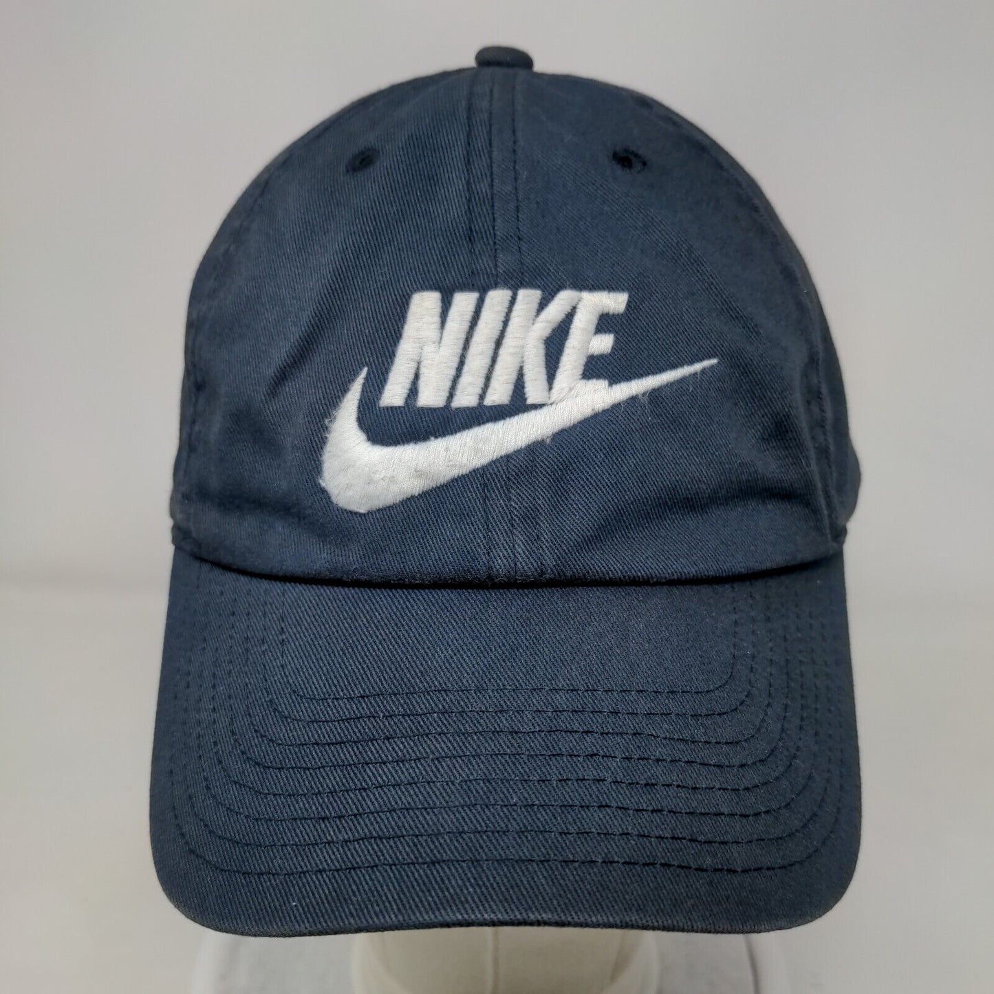 Nike Slideback Hat Blue OSFM Adjustable Embroidered Swoosh Heritage86 Cotton