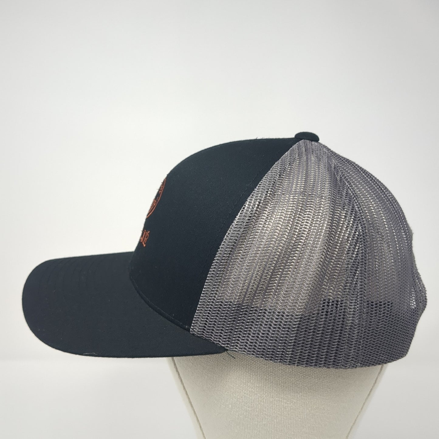 Nadalie USA Snapback Trucker Hat Black OS Adjustable Mesh Back Pacific Headwear