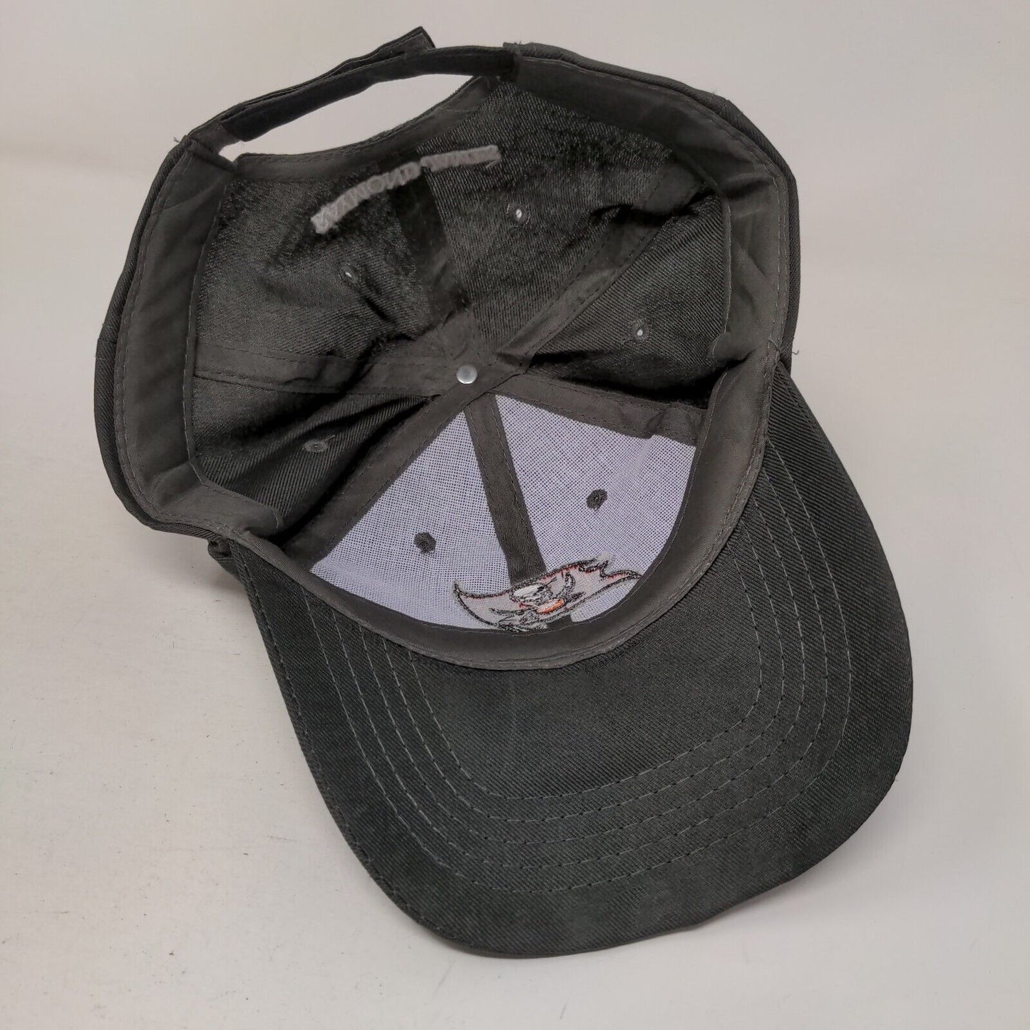 Tampa Bay Buccaneers Strapback Hat Gray Embroidered Logo Raymond James
