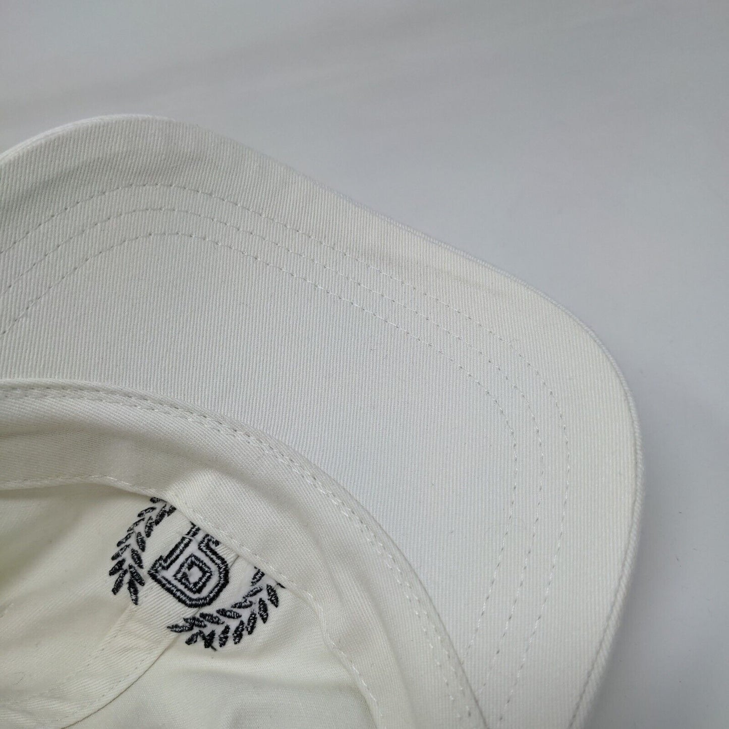 Victoria's Secret PINK Slideback Hat Cream One Size Embroidered Solid