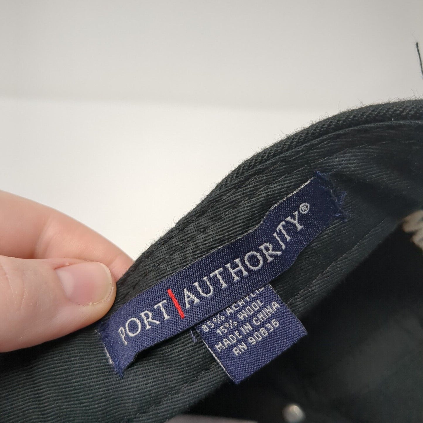 Wisniewski Strapback Hat Black One Size Adjustable Embroidered Logo