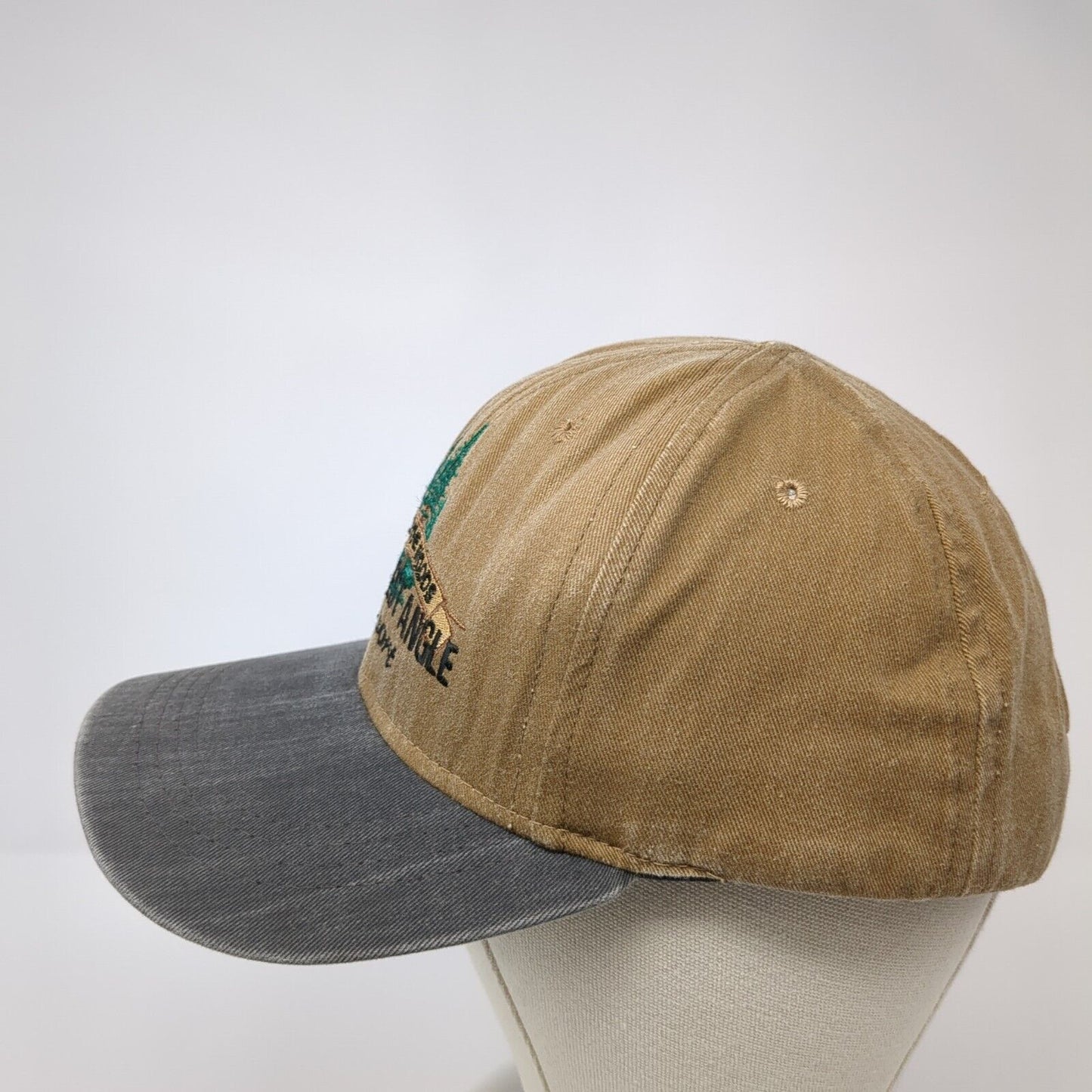 Lake of The Woods Northwest Angle Resort Slideback Hat Brown OS Adjustable