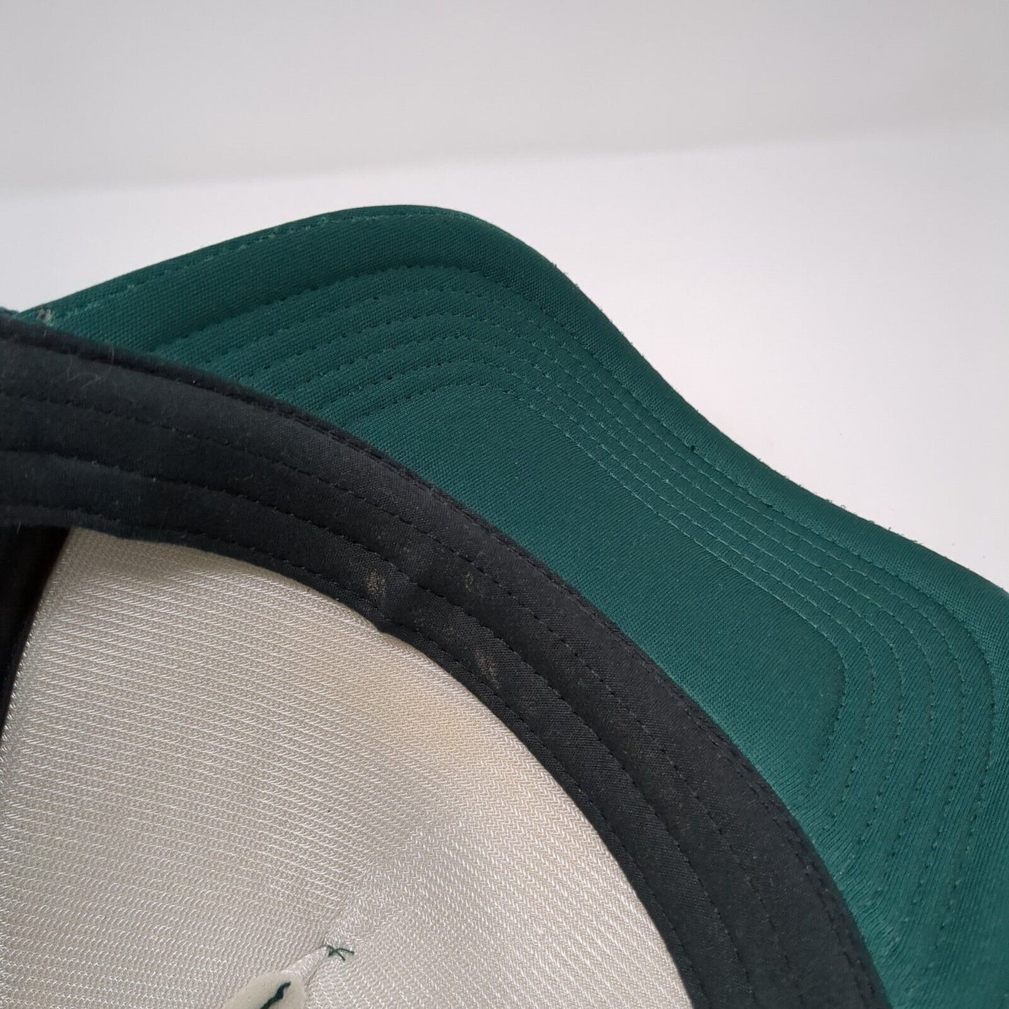 Don't Feed The Bears Snapback Rope Trucker Hat Green One Size Mesh Back