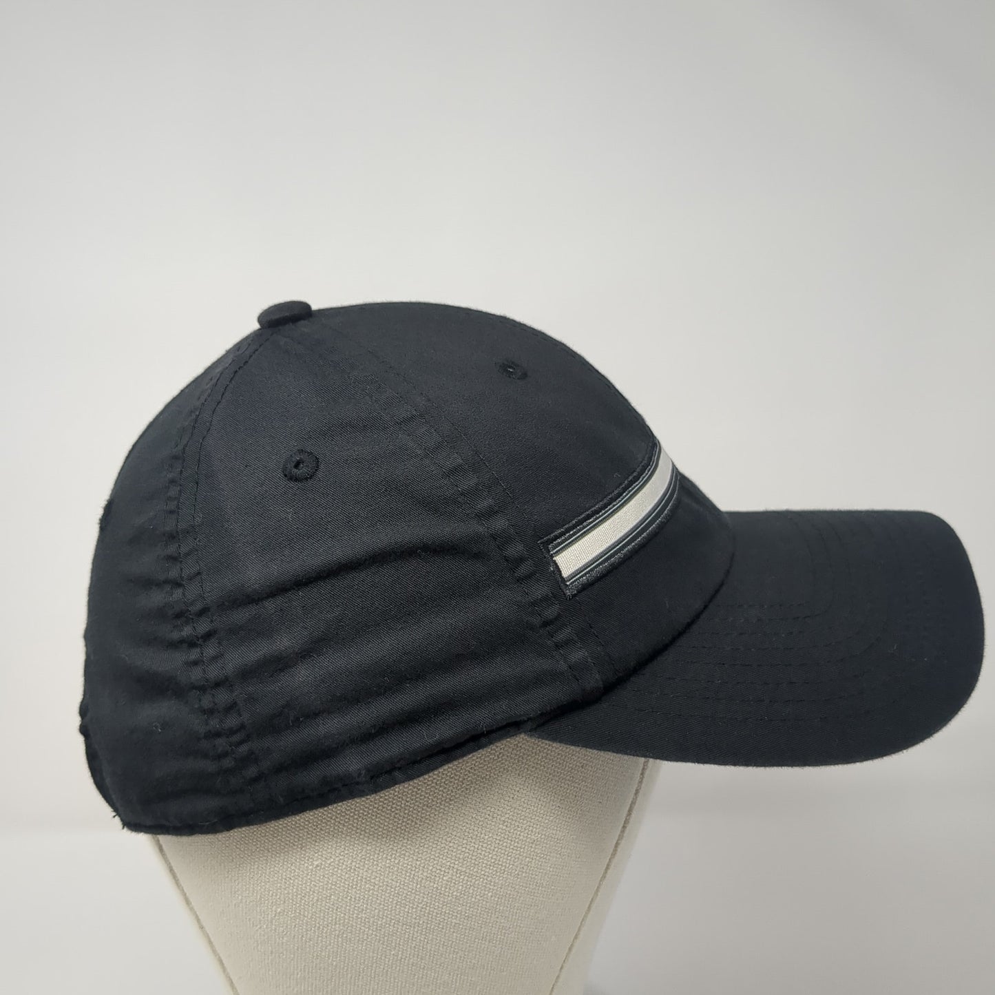 Level Wear Classics Strapback Baseball Cap Black One Size Adjustable 6 Panel