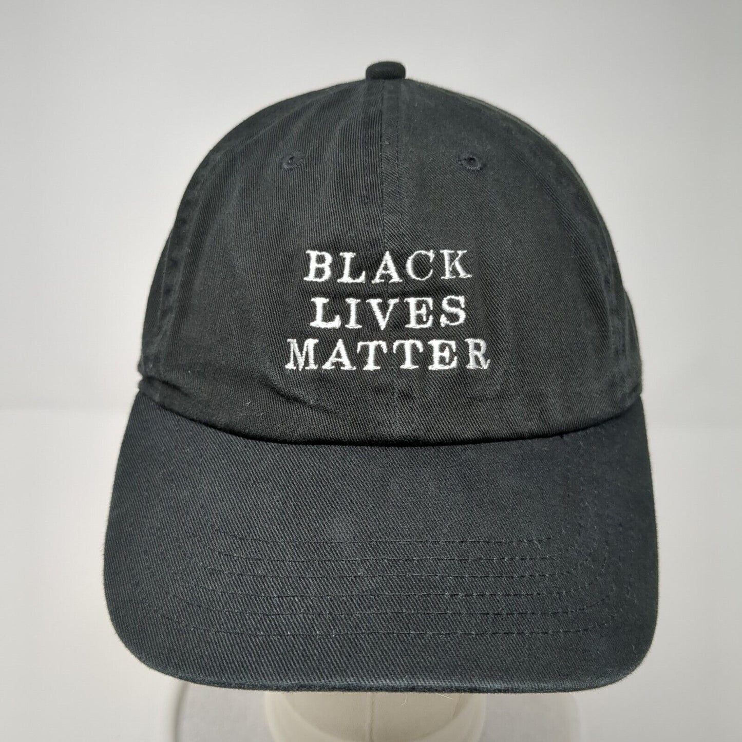 Black Lives Matter Slideback Hat Black One Size Embroidered Newhattan