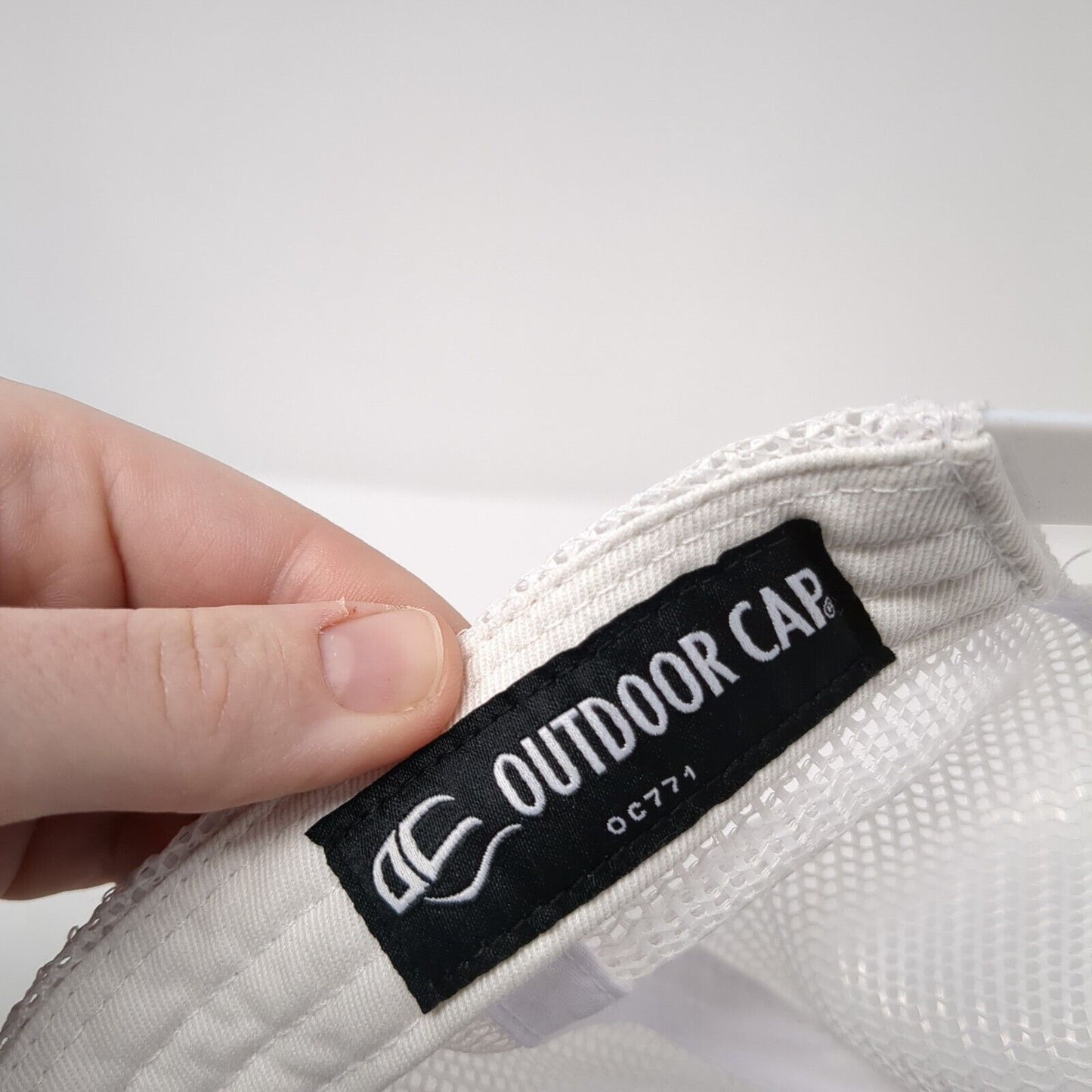 Denny Dennis Sporting Goods Snapback Trucker Hat Blue XL Mesh Back