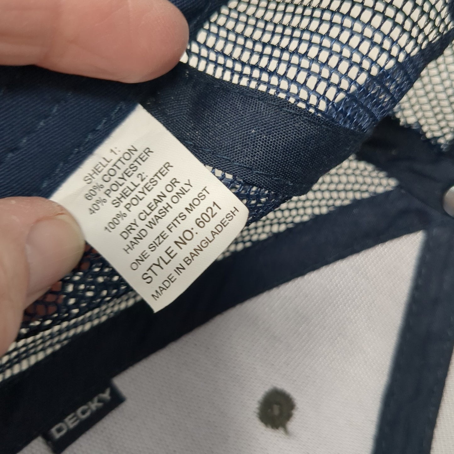 ROD Culture Patch Snapback Trucker Hat Multi One Size Mesh Back Decky