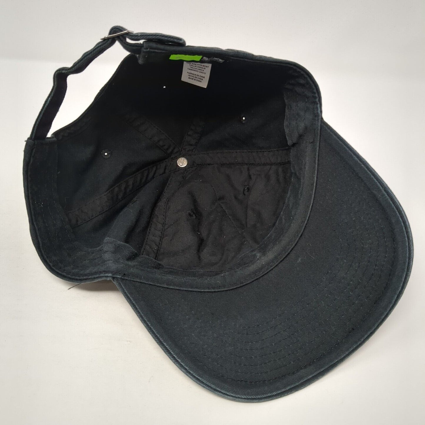 Nike Slideback Baseball Cap Black OS Adjustable Embroidered Heritage86 Cotton