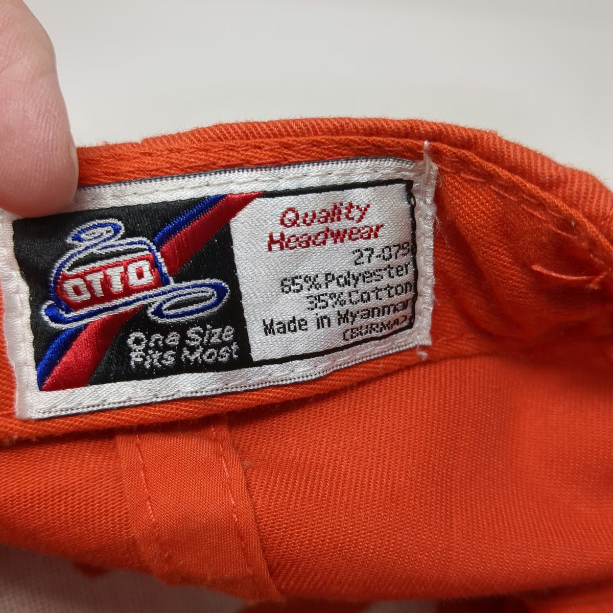 Otto Snapback Orange One Size Northbridge Public Works Hat Polyester Blend