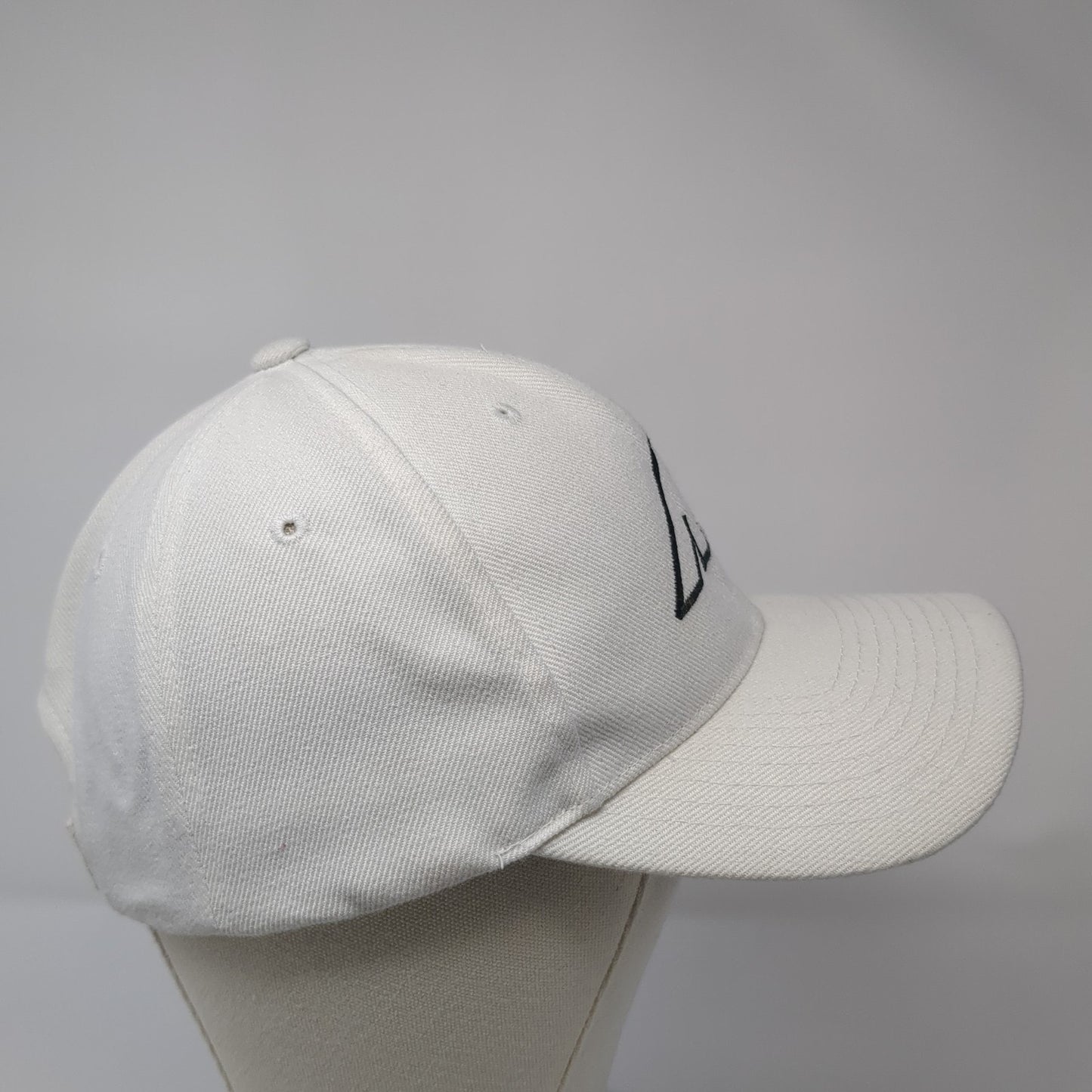 Sluggers Only Strapback Baseball Cap White One Size Adjustable Embroidered