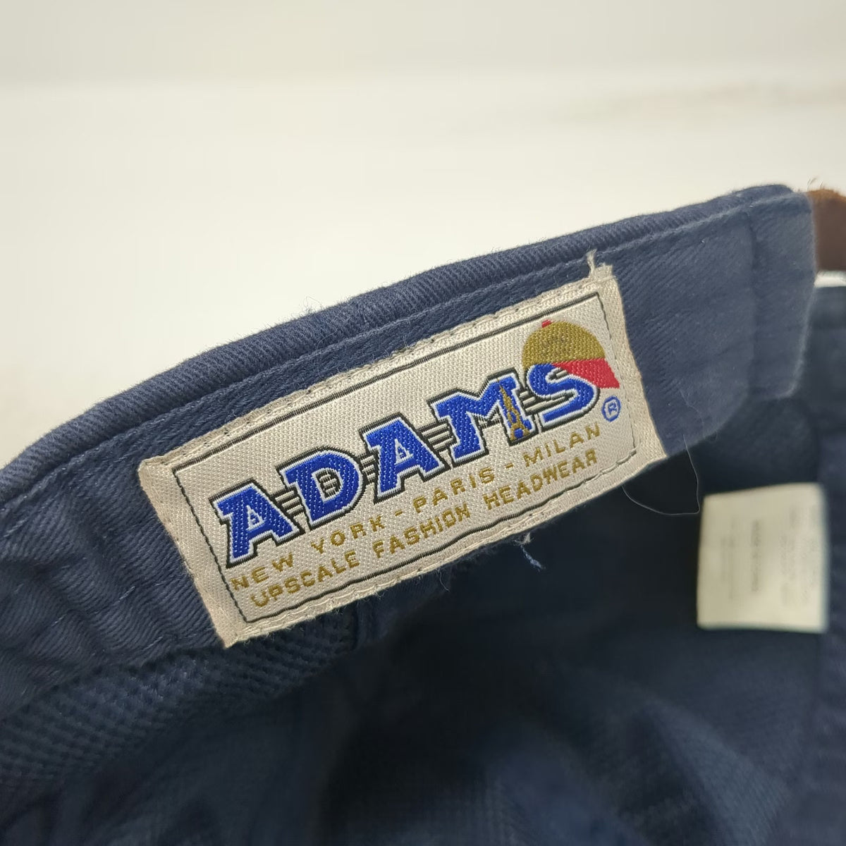 Adams Baseball Cap Blue One Size Bonaventure Red Embroidery Slideback Hat