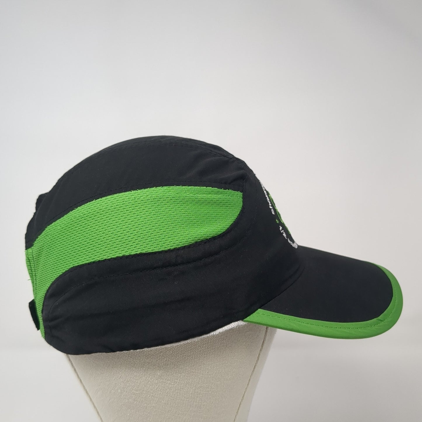 Shamrock Marathon Strapback Hat Black One Size Adjustable 26.2 Finisher