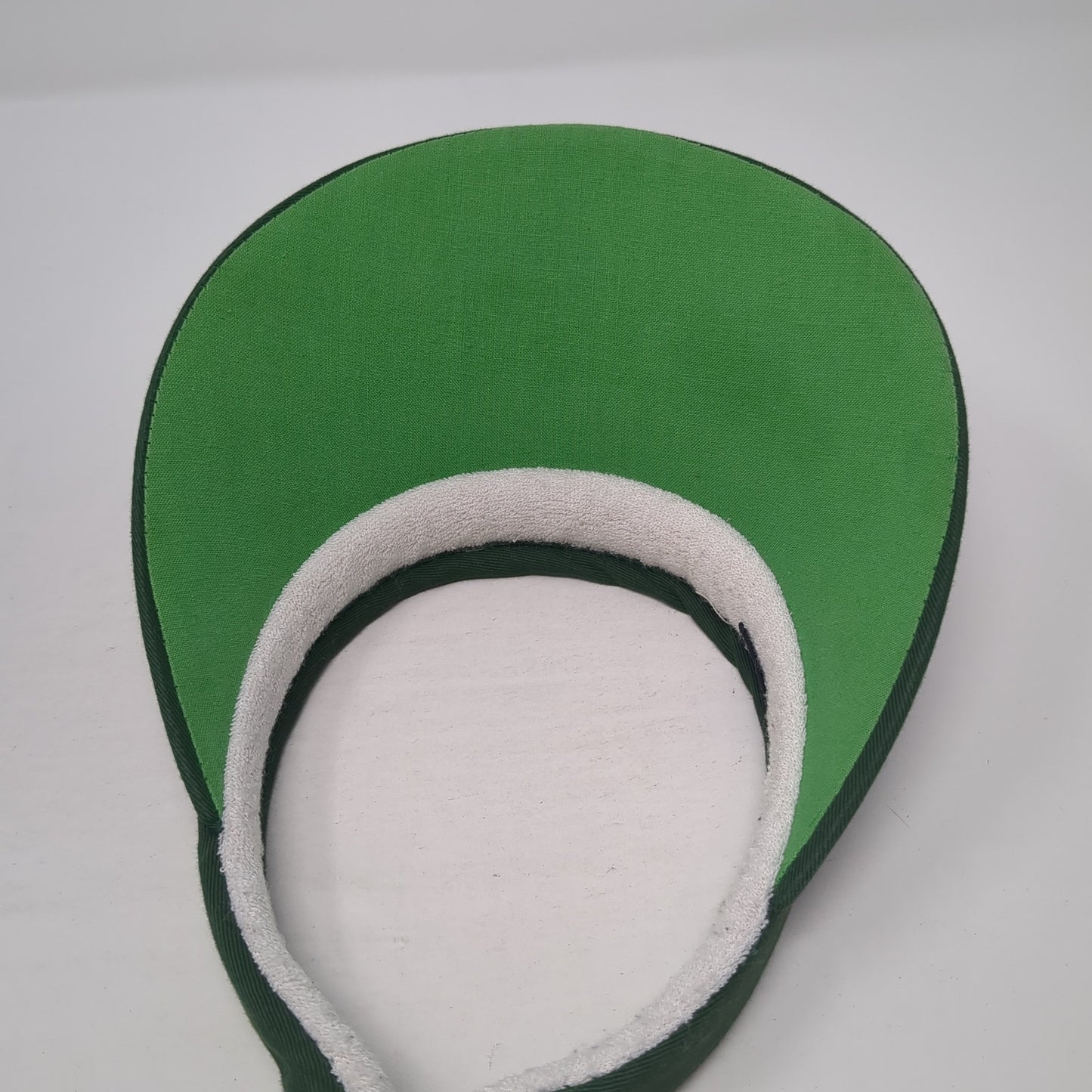 Dockers Clip On Visor Hat Green One Size Embroidered Logo Outdoor
