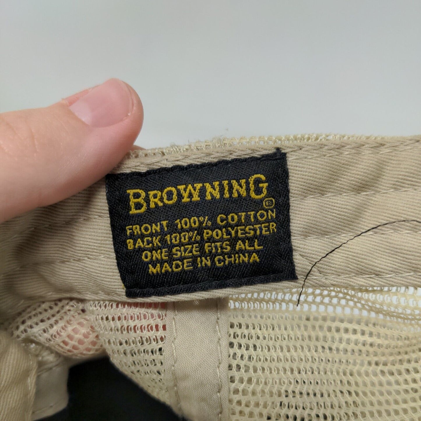 Browning The Best There Is Strapback Mesh Back Trucker Hat Multi OSFA