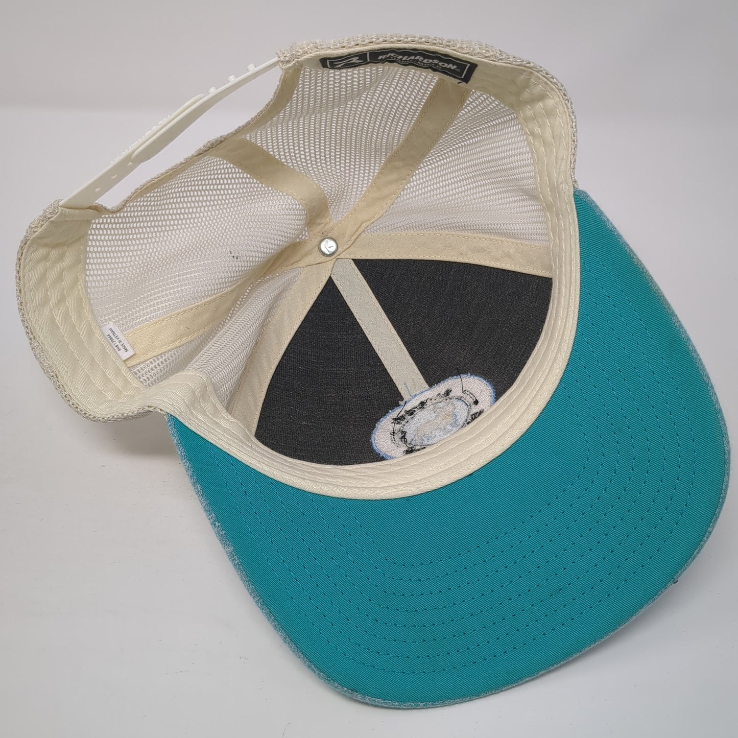 Baytown Bulldogs Trucker Hat Blue Large Adjustable Mesh Back Richardson