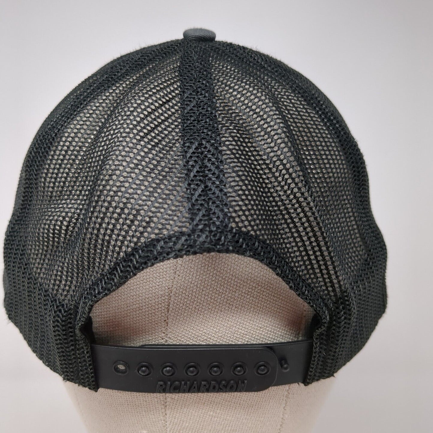 Arrow Snapback Trucker Hat Gray OS Adjustable Embroidered Mesh Back 6 Panel