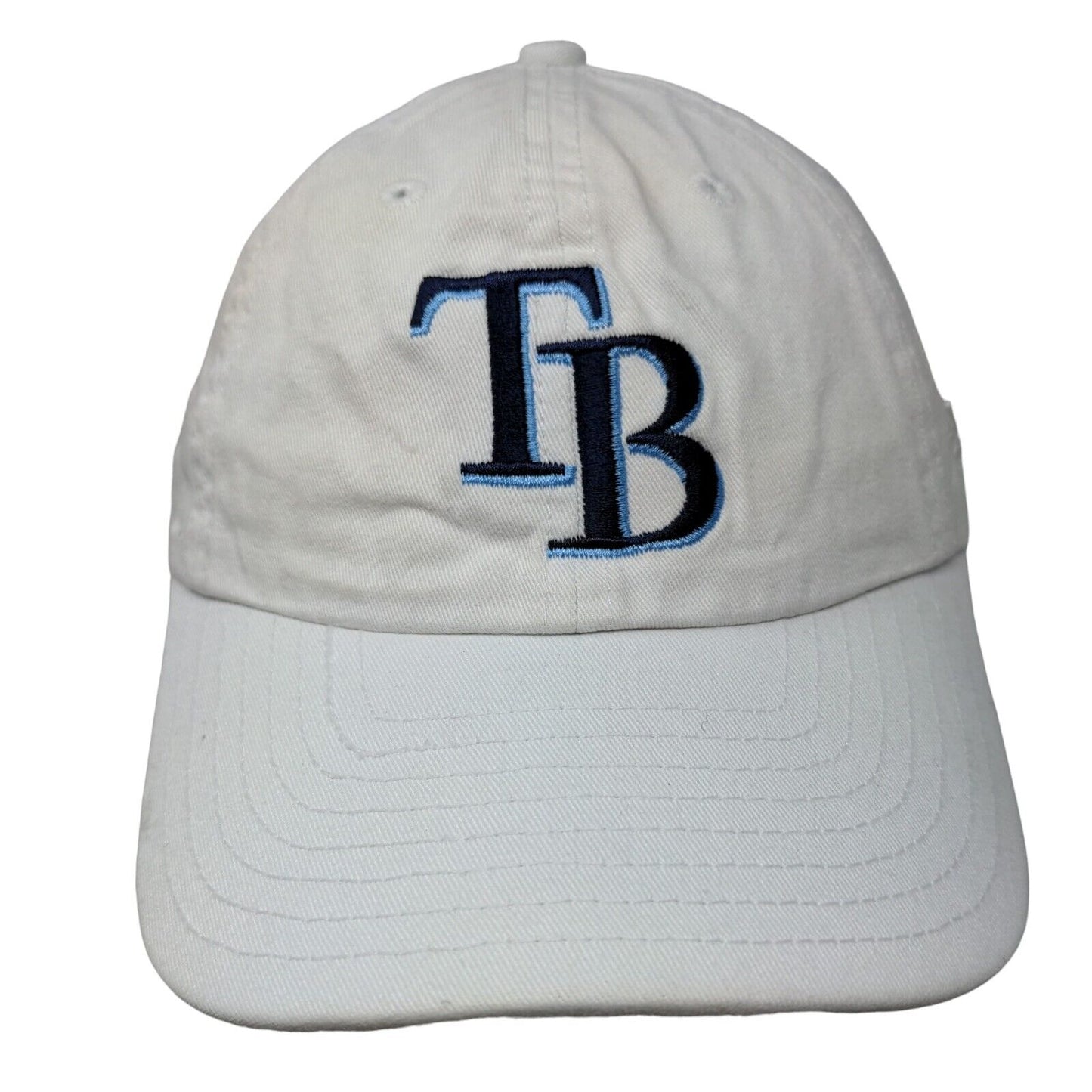 Tampa Bay Rays Slideback Hat White OSFA Embroidered 620 WDAE MLB Embroidered