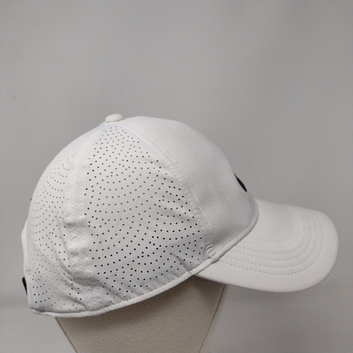 Nike Slideback Hat White OSFM Adjustable Swoosh Logo Breathable Heritage86